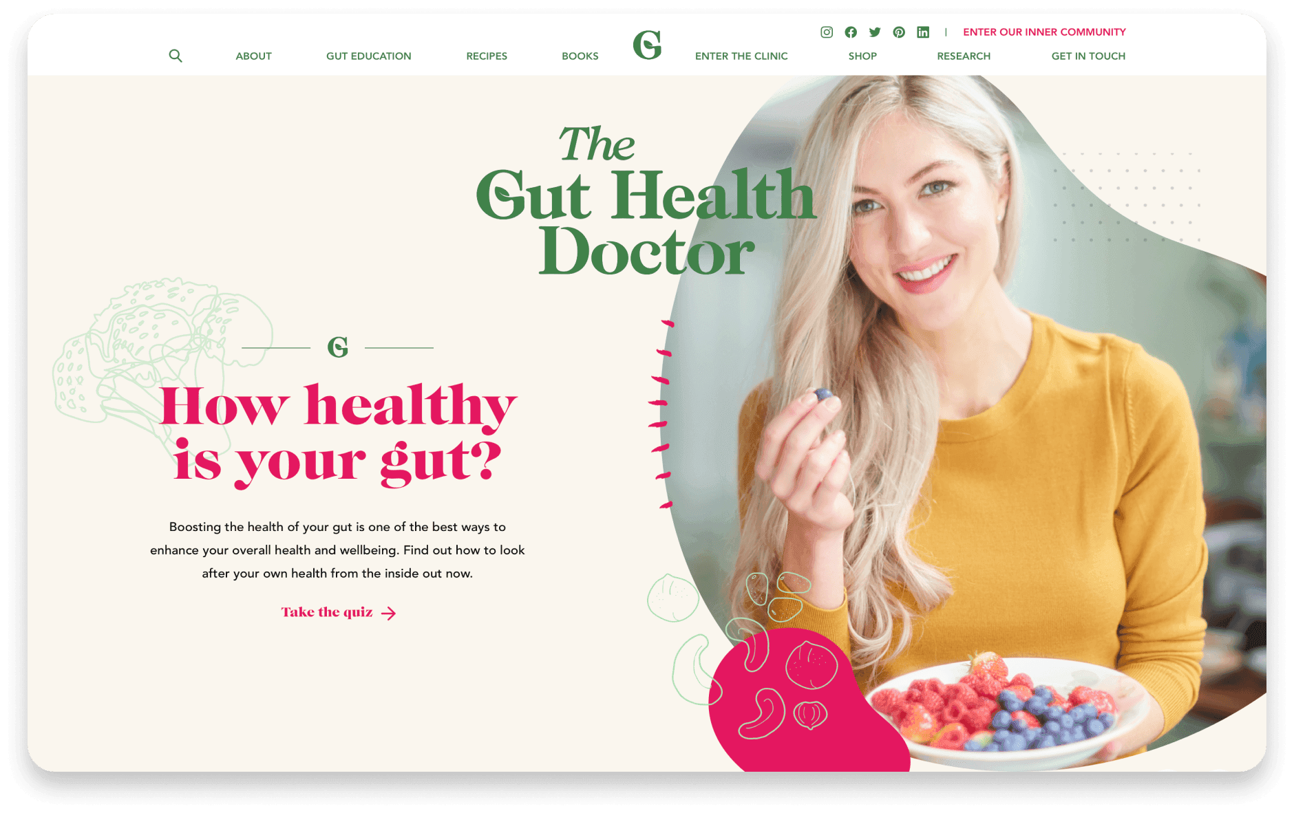 The Gut Health Doctor website