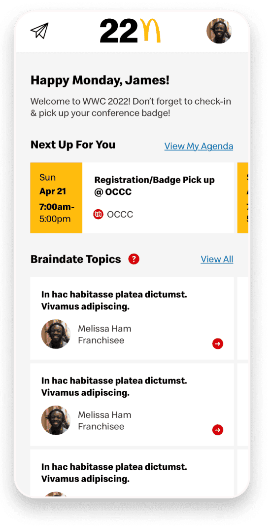 McDonald's mobile app