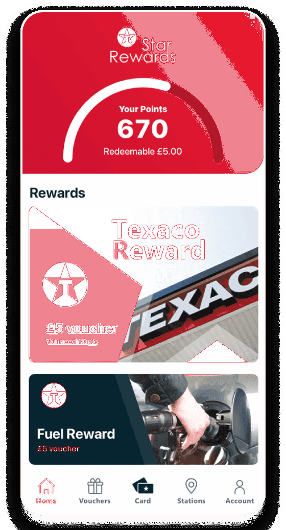 Texaco mobile app