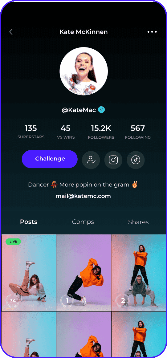 Compete mobile app