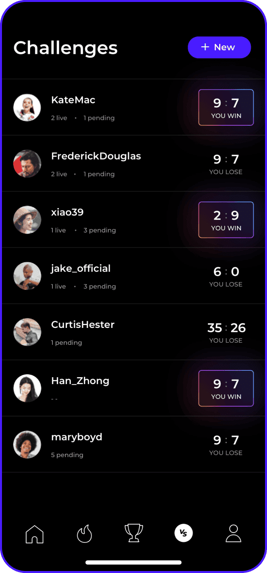 Compete mobile app