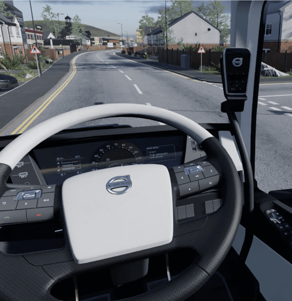 VR simulator for driving training at Linde group picture