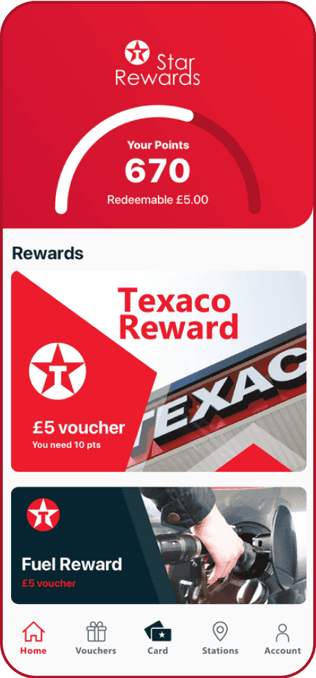 Texaco mobile app 2